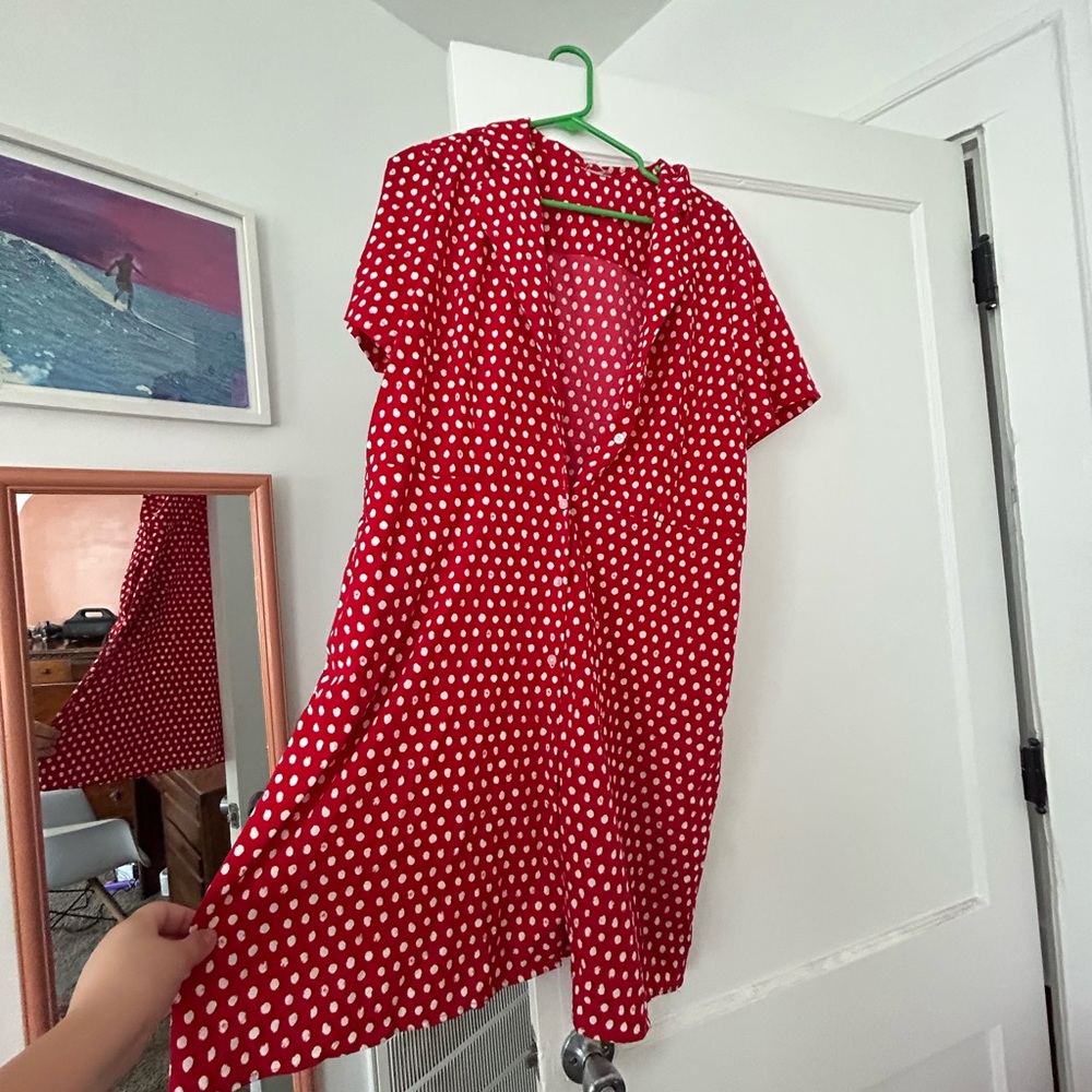 Red Polka Dot Dress